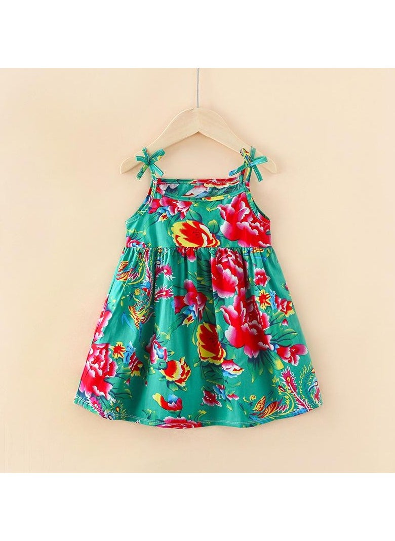 Summer Girl Children's Floral Cotton Dress