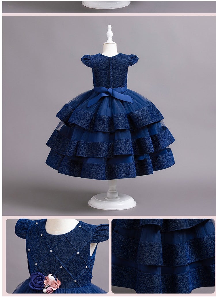 Simple Princess Ball Gown for Girls Sleeveless Dress