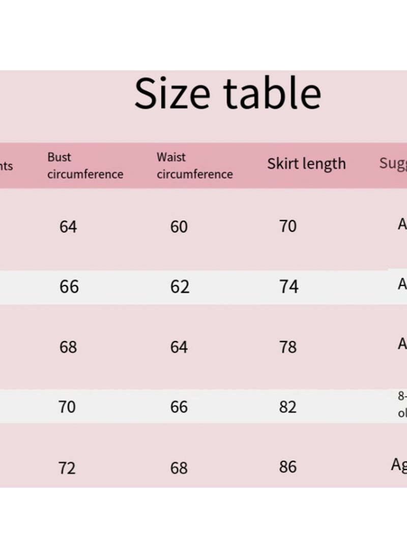 Simple Princess Ball Gown for Girls Sleeveless Dress