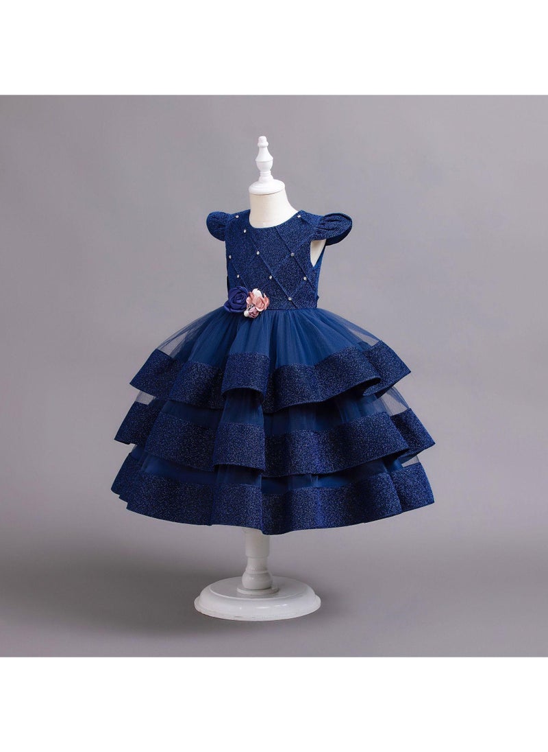 Simple Princess Ball Gown for Girls Sleeveless Dress