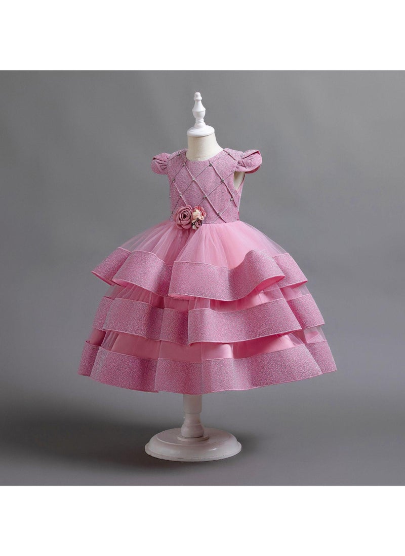 Simple Princess Ball Gown for Girls Sleeveless Dress