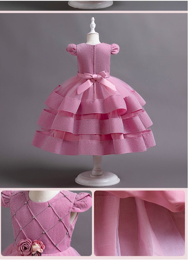 Simple Princess Ball Gown for Girls Sleeveless Dress