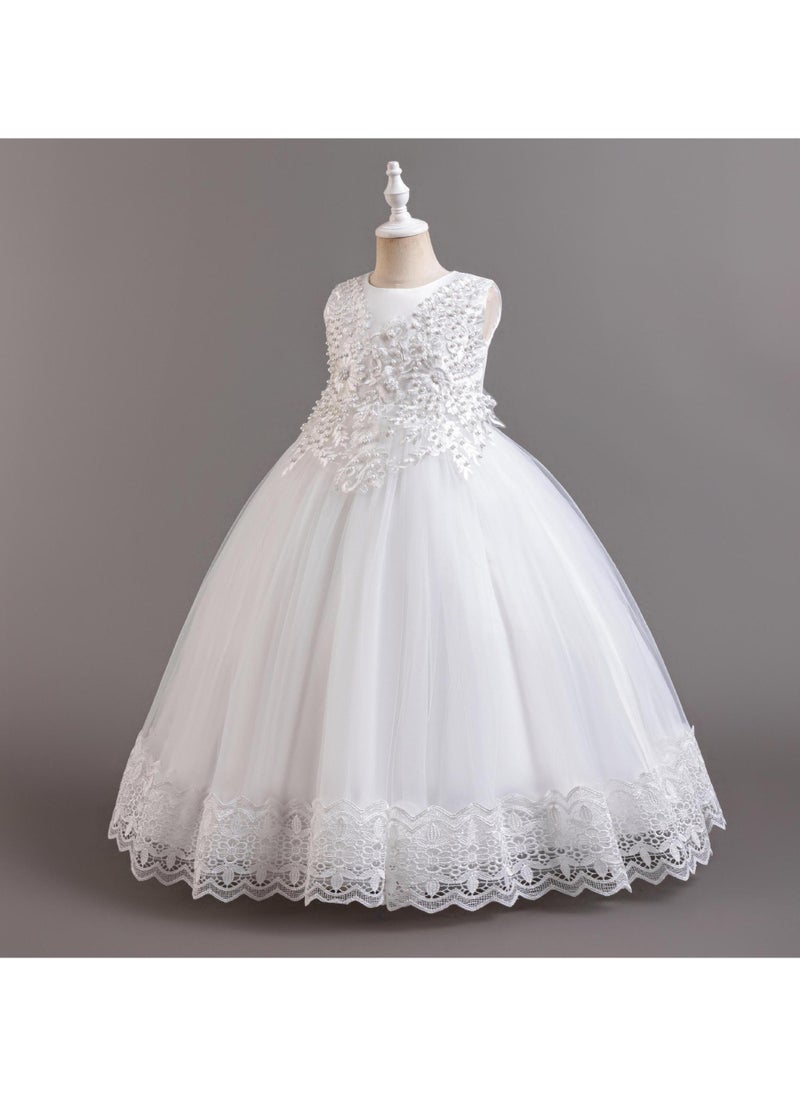 Elegant Long Children's Evening Gowns Dress