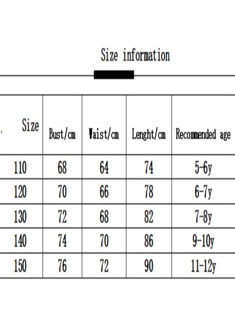 Girls Elegant Long Sleeved Polyester Autumn And Winter Dress
