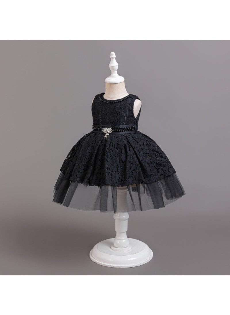Children's Party Dresses Age 1-6 Summer Girls Dacron Skirt