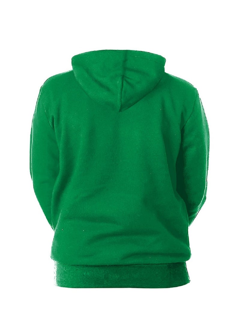 StPatrick's Day Green Hat Hooded Long Sleeve Sweater