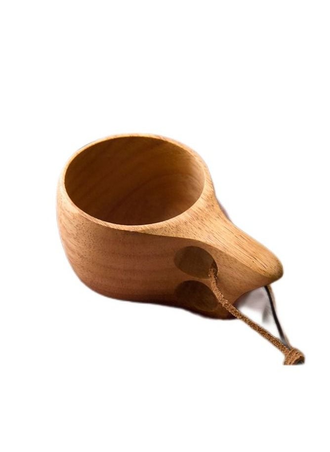 Natural Rubber Wood Wood Coffee Cup 200ML