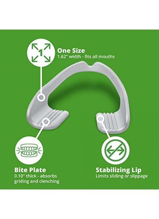 Plackers Grind No More Night Guard, Nighttime Protection for Teeth, BPA Free, Sleep Well, Ready to Wear, Disposable, One Size Fits All, 16 Count