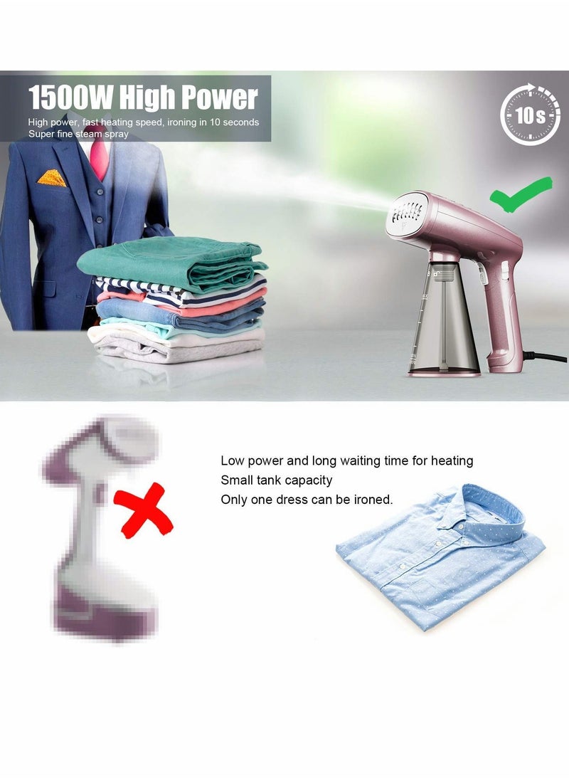 Portable Garment Steamer, 1500W Handheld Garment Steamer