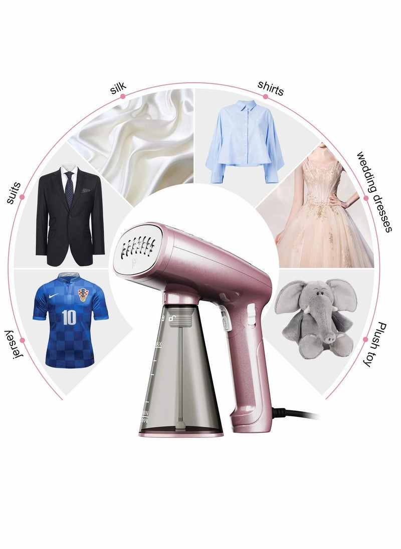 1500W Handheld Portable Fabric Steamer for Quick and Easy Clothing Care