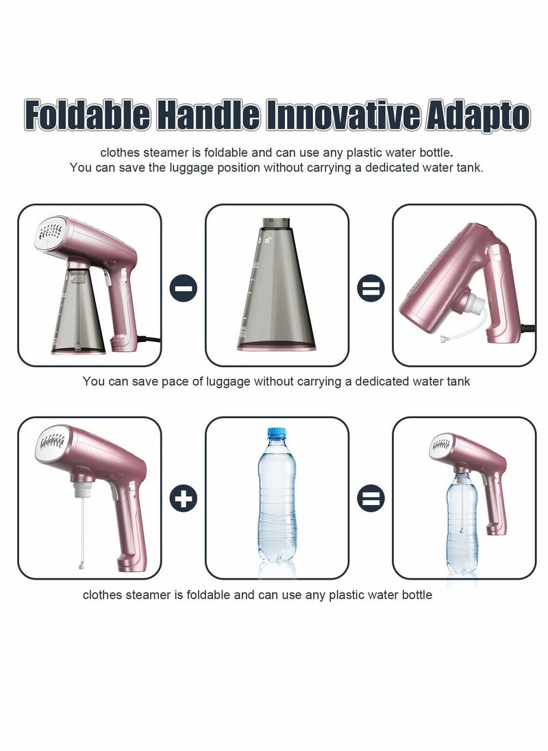 1500W Handheld Portable Fabric Steamer for Quick and Easy Clothing Care