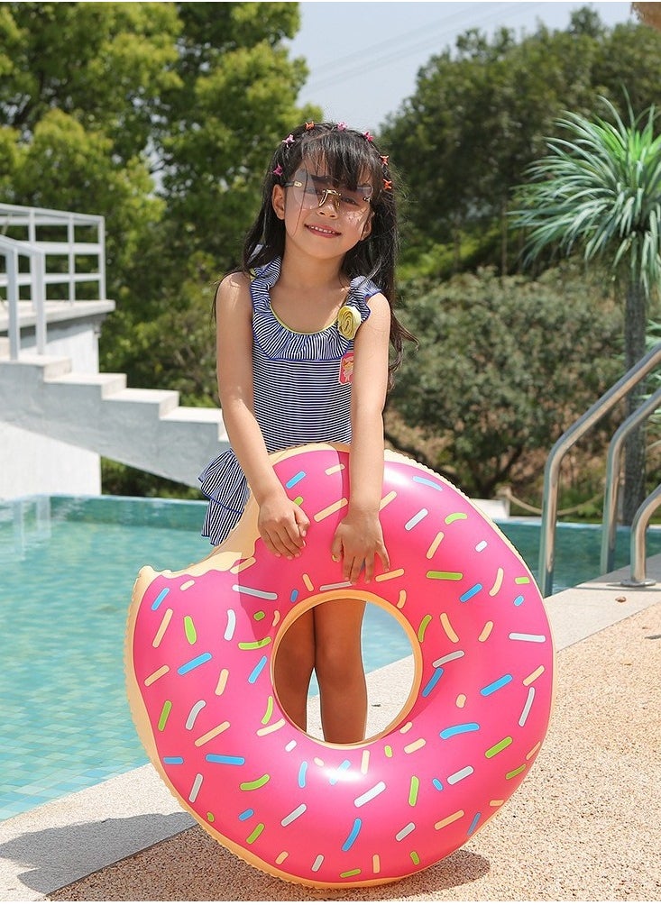 Inflatable Doughnut Shaped Floating Ring With Pump
