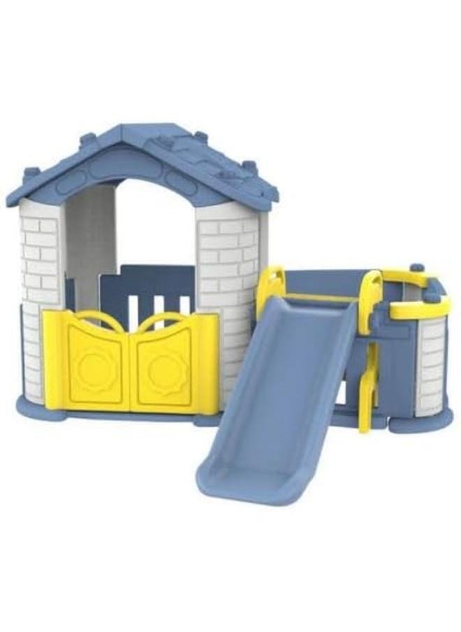 Big Play House With Play Activities - Blue