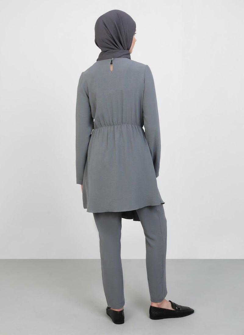 Beige - Suit - Refka