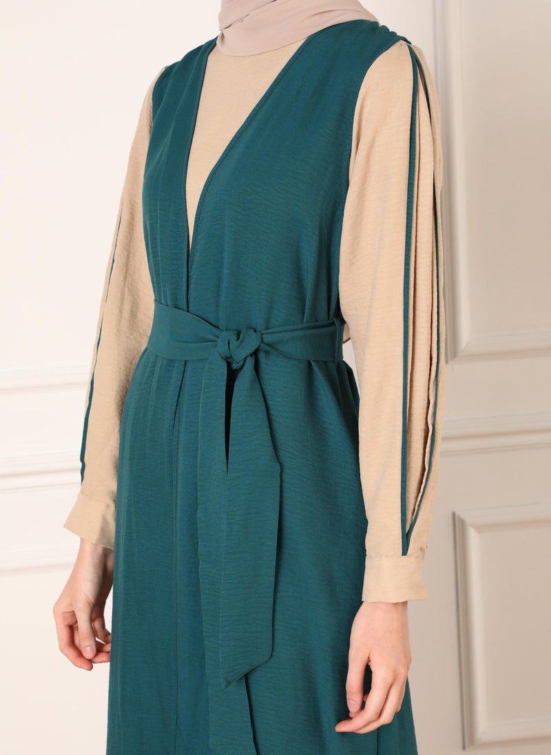 Beige - Suit - Refka