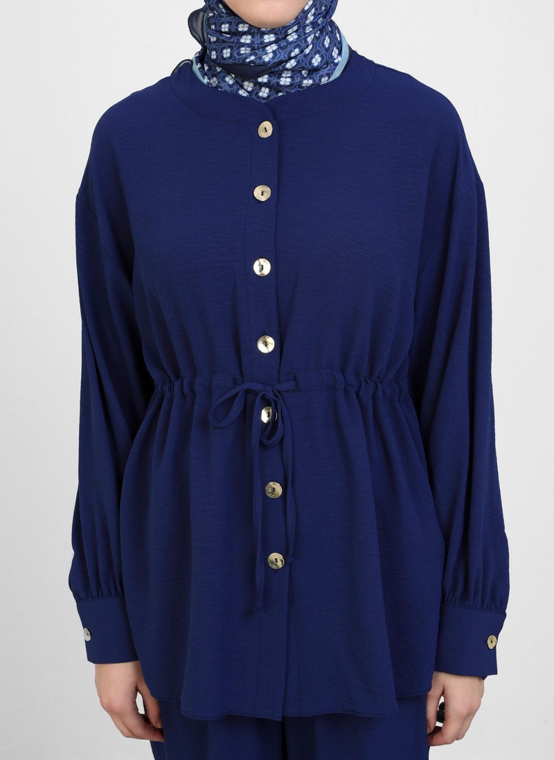 Navy Blue - Suit - Refka