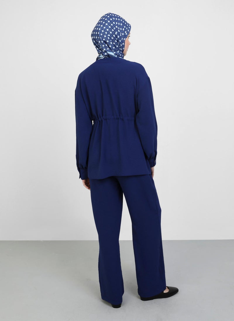 Navy Blue - Suit - Refka