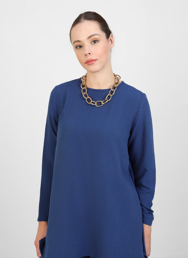 Navy Blue - Suit - Refka