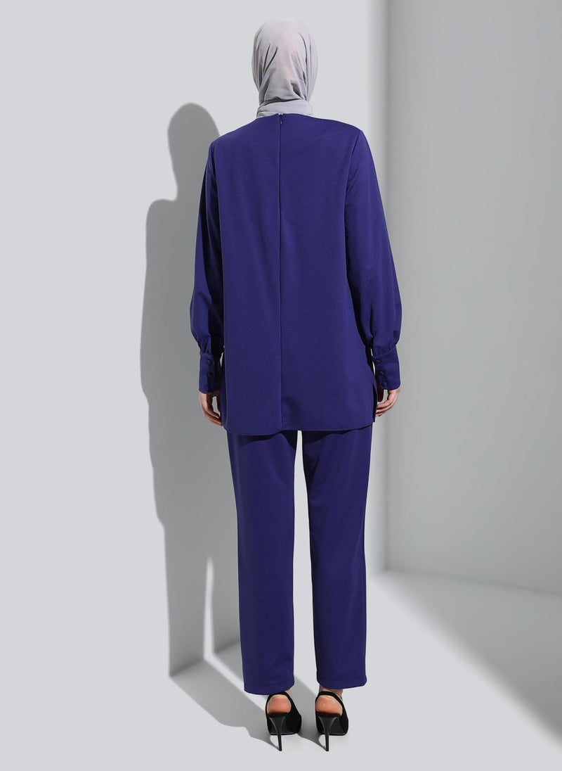 Navy Blue - Suit - Refka