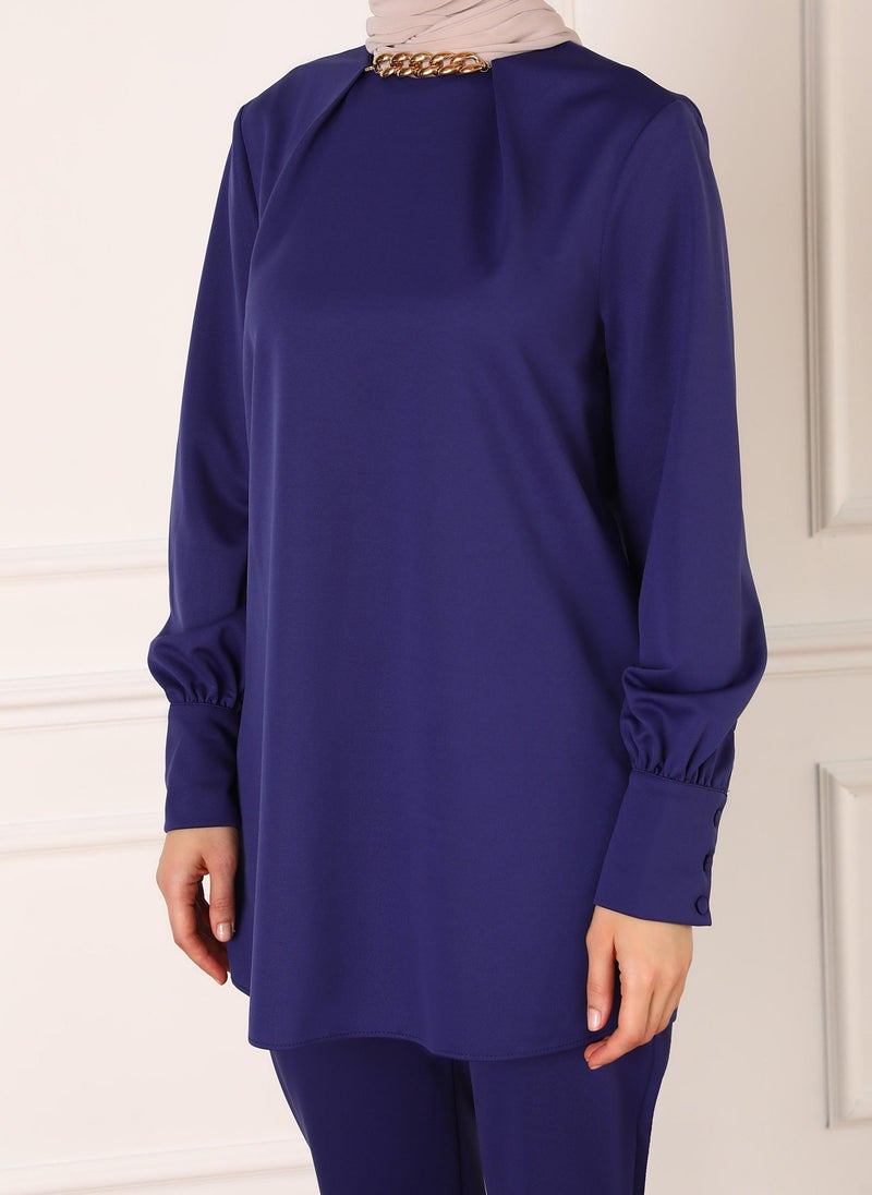 Navy Blue - Suit - Refka