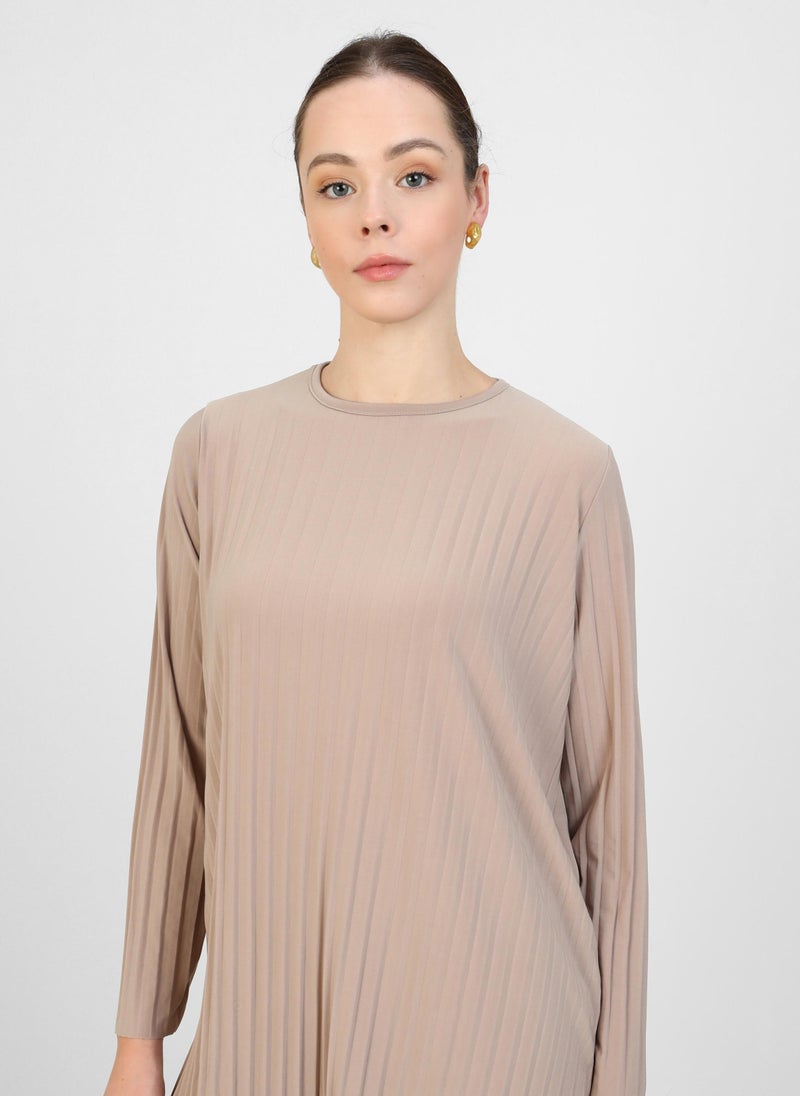 Beige - Suit - Refka