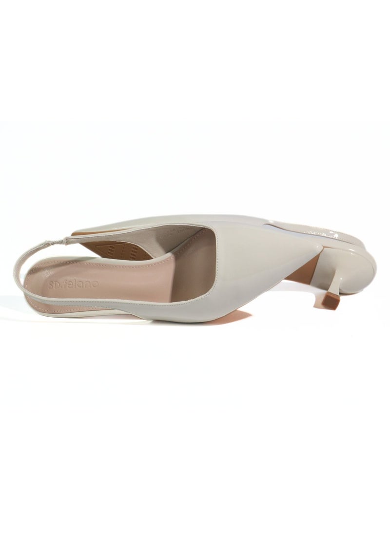 SD Felano Women's Kitten Heels - Premium Quality High Heels Pumps for Women, Comfortable Slip-On Dress Shoes with Cushioned Insole, Stylish Low Heels for Weddings, and Casual Wear