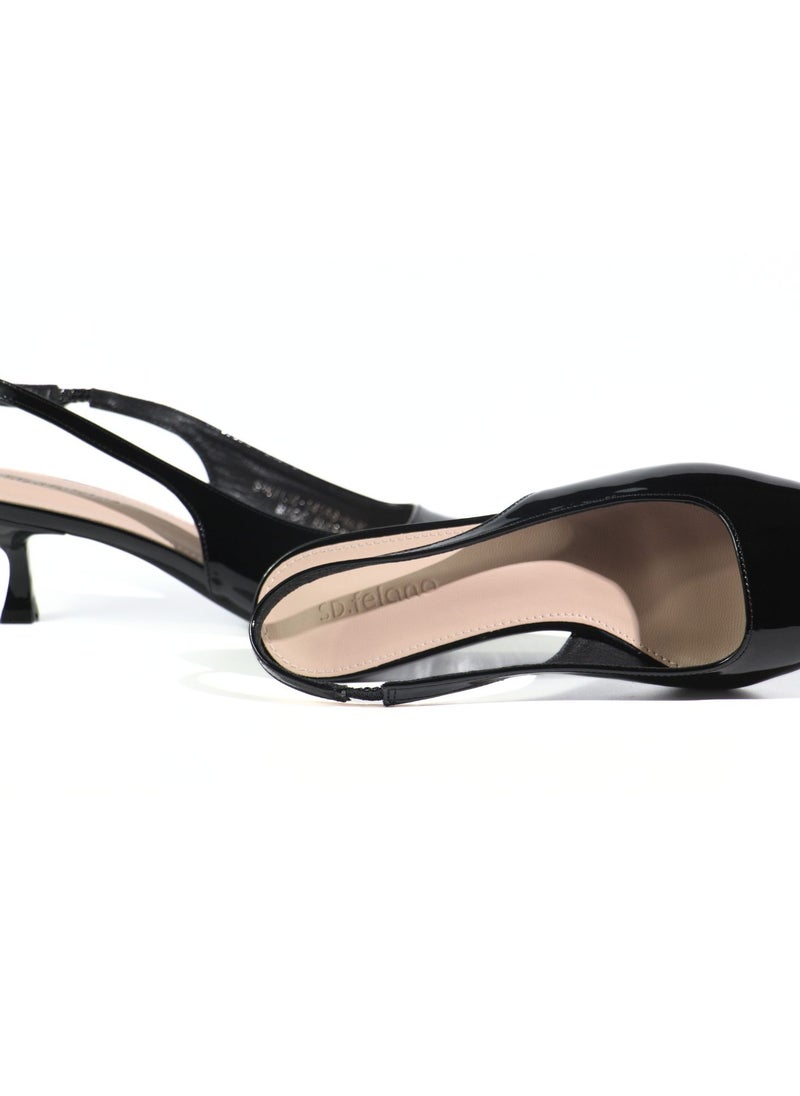 SD Felano Women's Kitten Heels - Premium Quality High Heels Pumps for Women, Comfortable Slip-On Dress Shoes with Cushioned Insole, Stylish Low Heels for Weddings, and Casual Wear