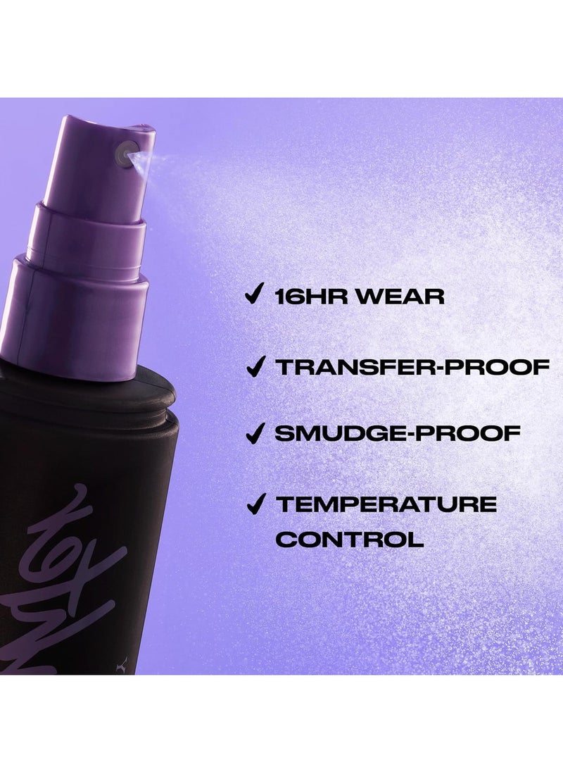 URBAN DECAY All Nighter Long-Lasting Makeup Setting Spray - Award-Winning Makeup Finishing Spray - Lasts Up To 16 Hours - Oil-Free, Microfine Mist - Non-Drying Formula for All Skin Types - 4.0 fl oz