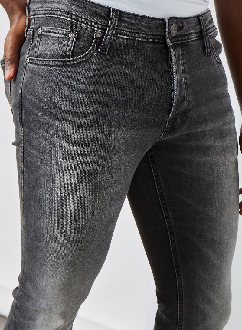Glenn Slim Fit Jeans Black Denim