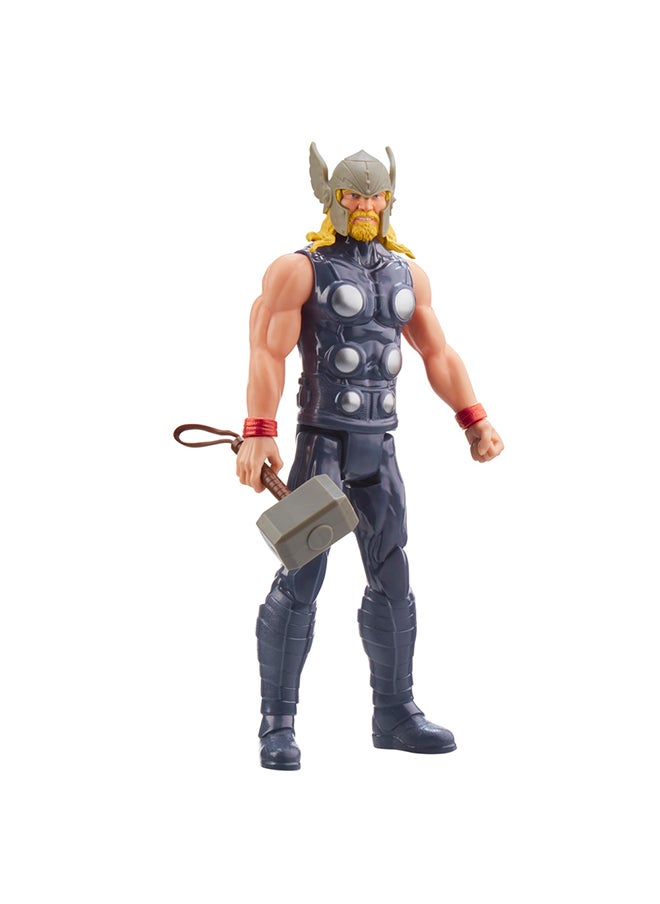 Marvel Avengers Titan Hero Series Blast Gear Thor Action Figure, 12-Inch Toy, Inspired By The Marvel Universe, For Kids Ages 4 And Up