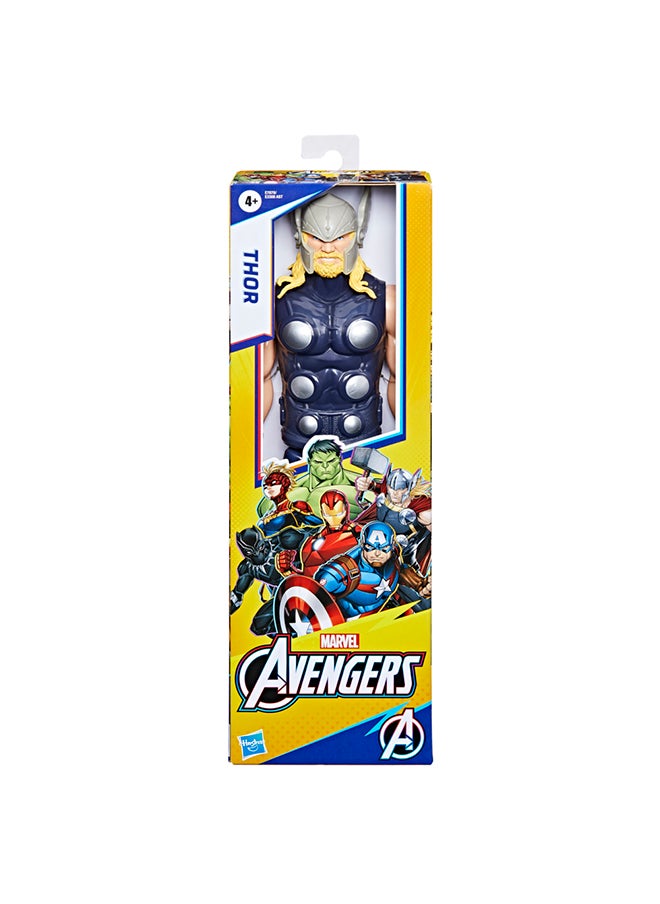 Marvel Avengers Titan Hero Series Blast Gear Thor Action Figure, 12-Inch Toy, Inspired By The Marvel Universe, For Kids Ages 4 And Up