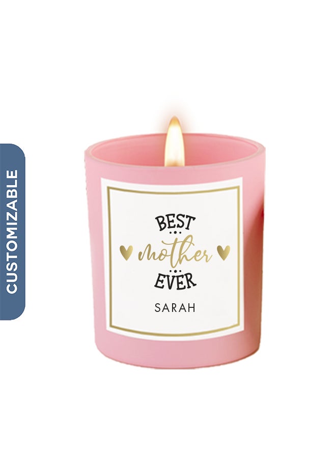 Best Mother Ever, Personalised Mother's Day Soy Wax Scented Candle