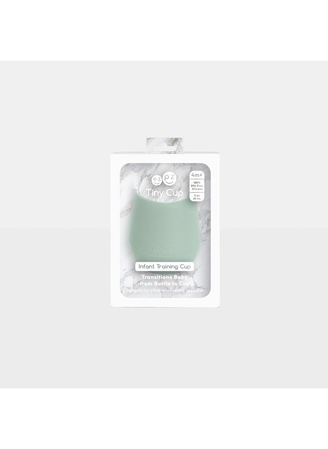 ezpz Baby Trainer Cup 6 Months Mini Cup, Green (Sage), 12+ Months