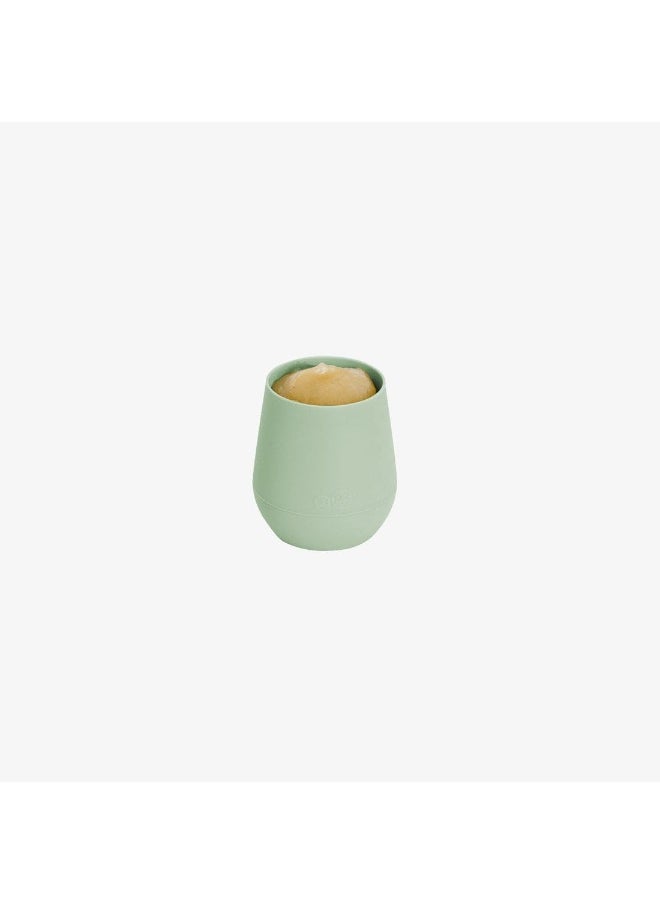 ezpz Baby Trainer Cup 6 Months Mini Cup, Green (Sage), 12+ Months