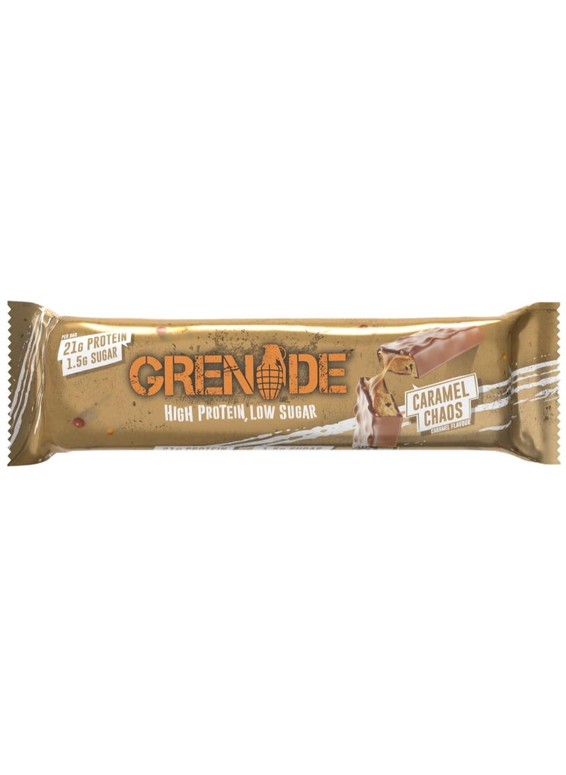 High Protein Bar 12x60g, Caramel Chaos 20G protein