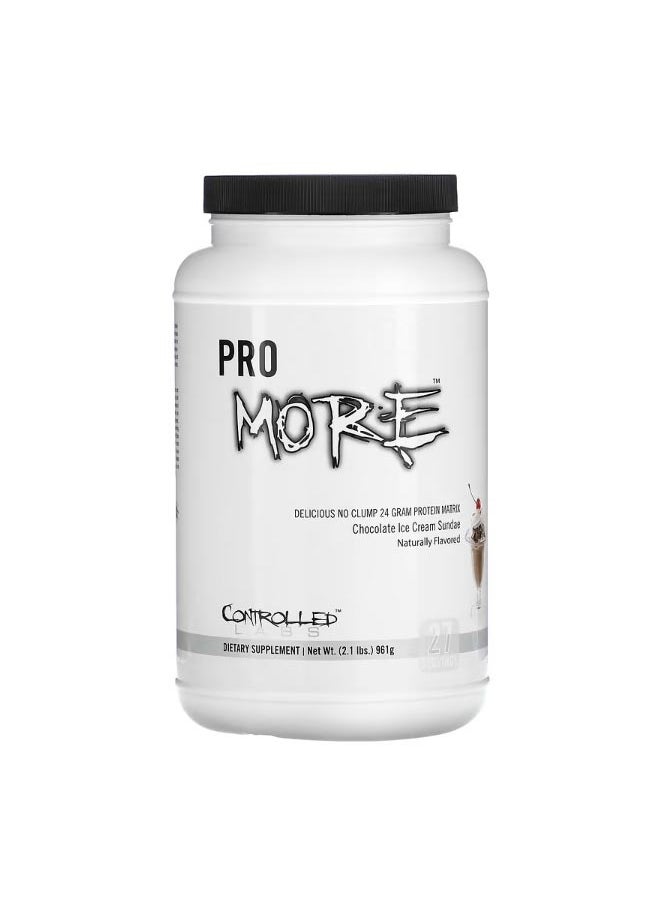 Pro More Protein Matrix Chocolate Ice Cream Sunday 2.1 lb 961 g