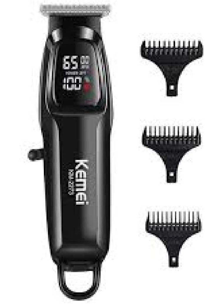 KM-2273 Professional Hair Clipper for Men Cordless with LED Display and 1800mAh Lithium Battery