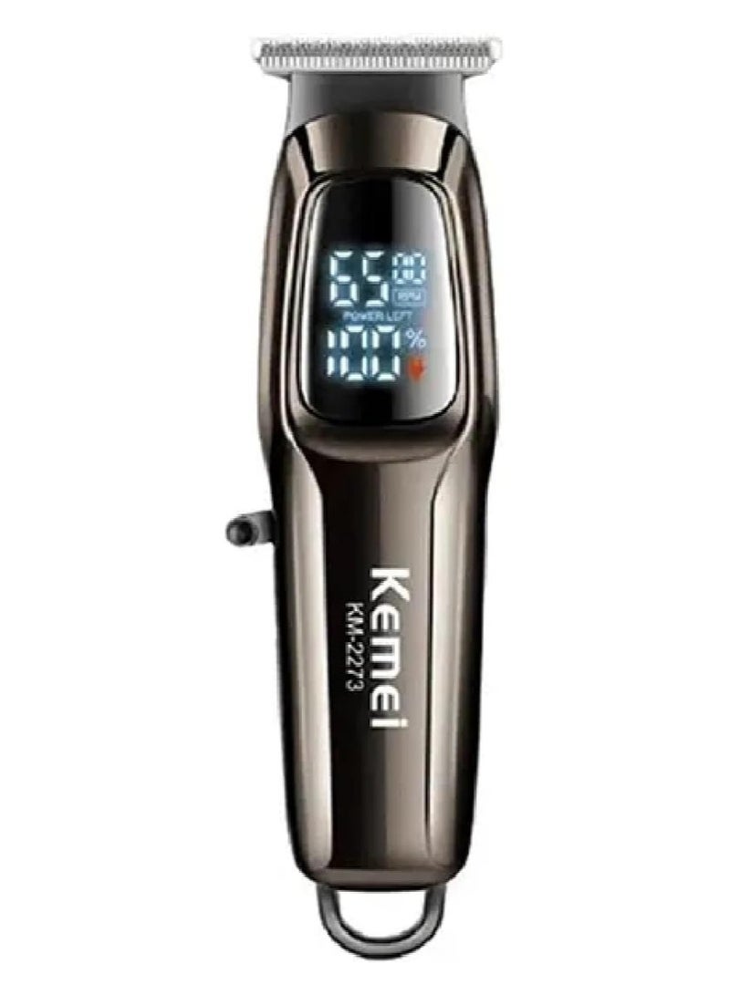 KM-2273 Professional Hair Clipper for Men Cordless with LED Display and 1800mAh Lithium Battery