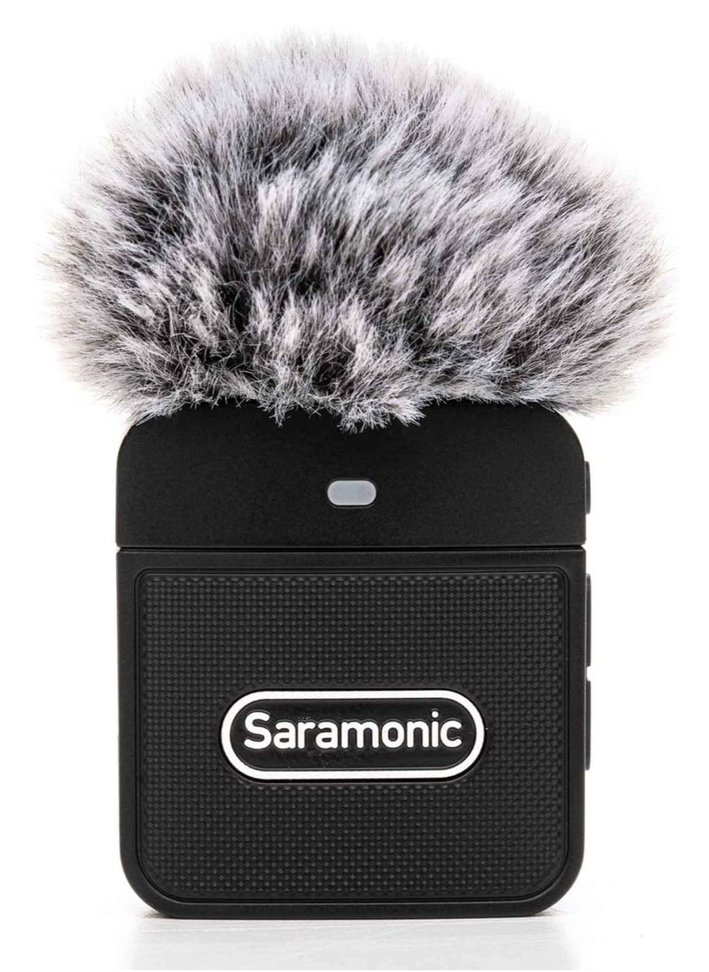 Saramonic Blink100 B4 Wireless Lavalier Microphone for iPhone Smartphone, 10h Battery, 164ft Transmission, Gain Control Lightning Wireless Lapel Mic for Live Streaming Video Conference Recording