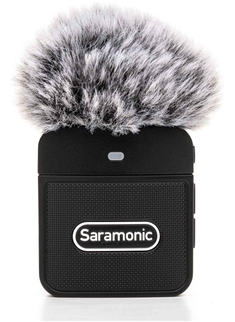 Saramonic Blink100 B3 Wireless Lavalier Microphone for iPhone Smartphone, 10h Battery, 164ft Transmission, Gain Control Lightning Wireless Lapel Mic for Live Streaming Video Conference Recording