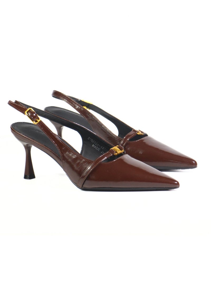 SD Felano Women's Kitten Heels - Premium Quality High Heels Pumps for Women, Comfortable Slip-On Dress Shoes with Cushioned Insole, Stylish Low Heels for Weddings, and Casual Wear