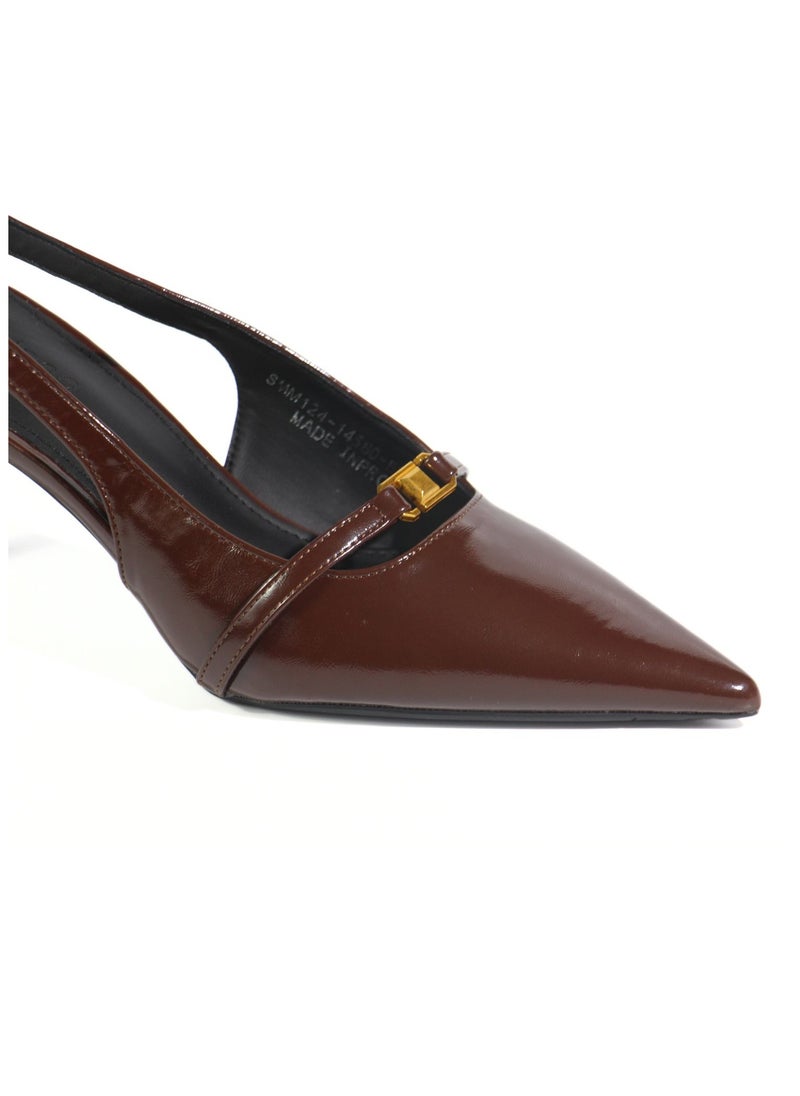 SD Felano Women's Kitten Heels - Premium Quality High Heels Pumps for Women, Comfortable Slip-On Dress Shoes with Cushioned Insole, Stylish Low Heels for Weddings, and Casual Wear