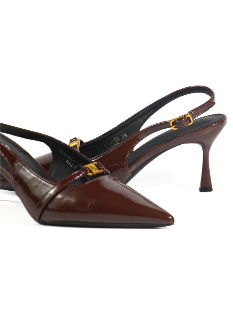 SD Felano Women's Kitten Heels - Premium Quality High Heels Pumps for Women, Comfortable Slip-On Dress Shoes with Cushioned Insole, Stylish Low Heels for Weddings, and Casual Wear