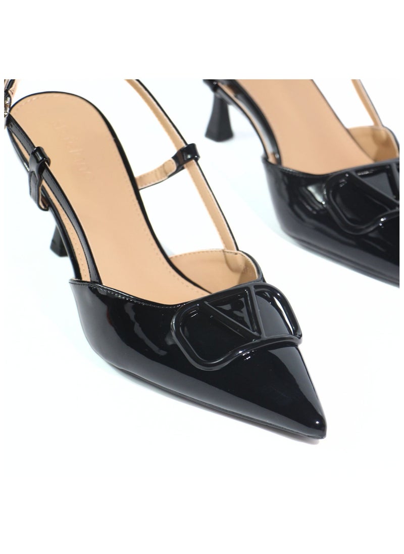 SD Felano Women's High Heels - Premium Material Heel Pumps for Women, Comfortable Slip-On Dress Shoes with Cushioned Insole, Stylish High Heels, Available in Multiple Colors