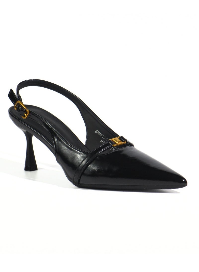 SD Felano Women's Kitten Heels - Premium Quality High Heels Pumps for Women, Comfortable Slip-On Dress Shoes with Cushioned Insole, Stylish Low Heels for Weddings, and Casual Wear