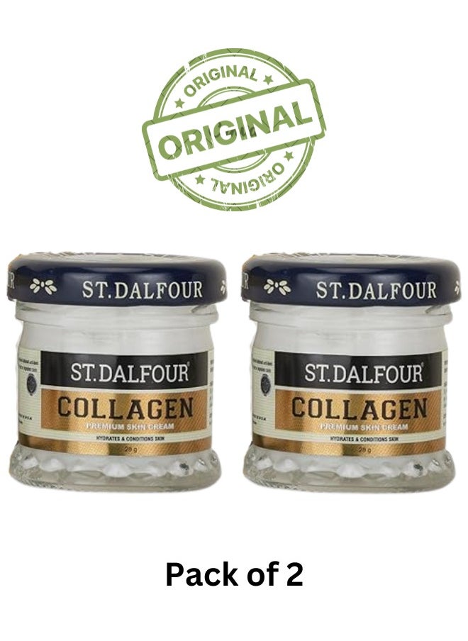 ST.DALFOUR Collagen Premium Skin Cream  (For Youthful Radiance) Pack of 2