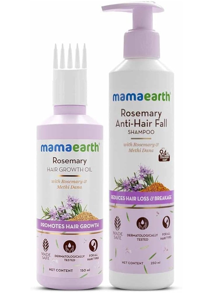 Mamaearth Rosemary Hair Growth Combo - 400 Ml, 490 Grams