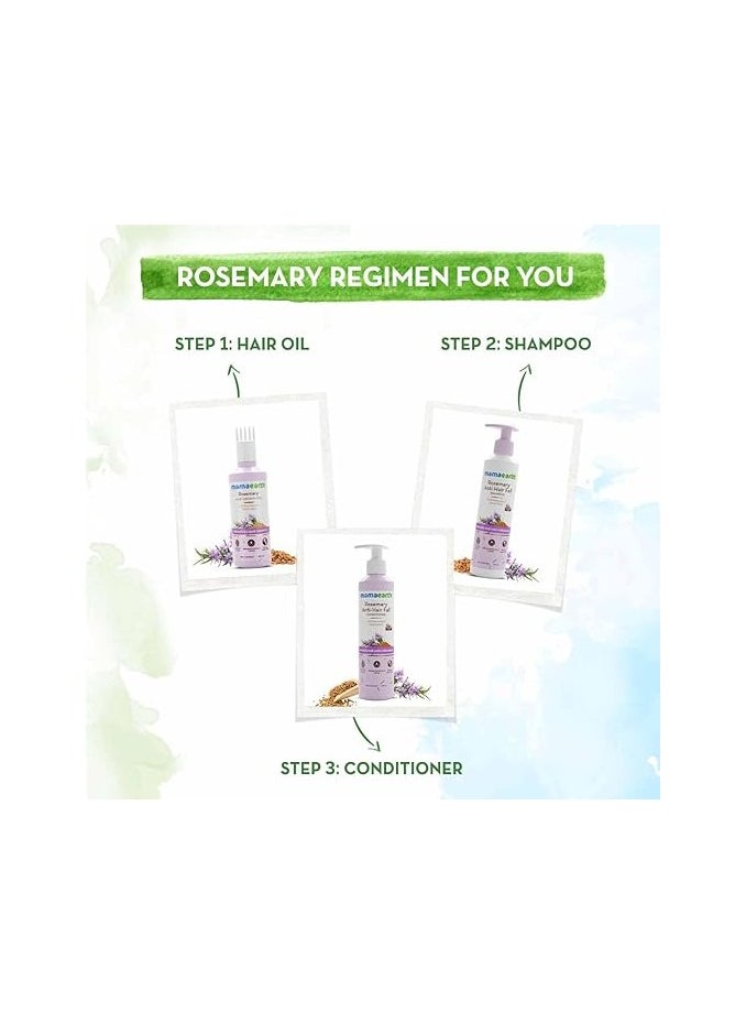 ROSEMARY HAIR GROWTH OIL 150ML + Mamaearth Rosemary Anti-Hairfall Shampoo 250ml