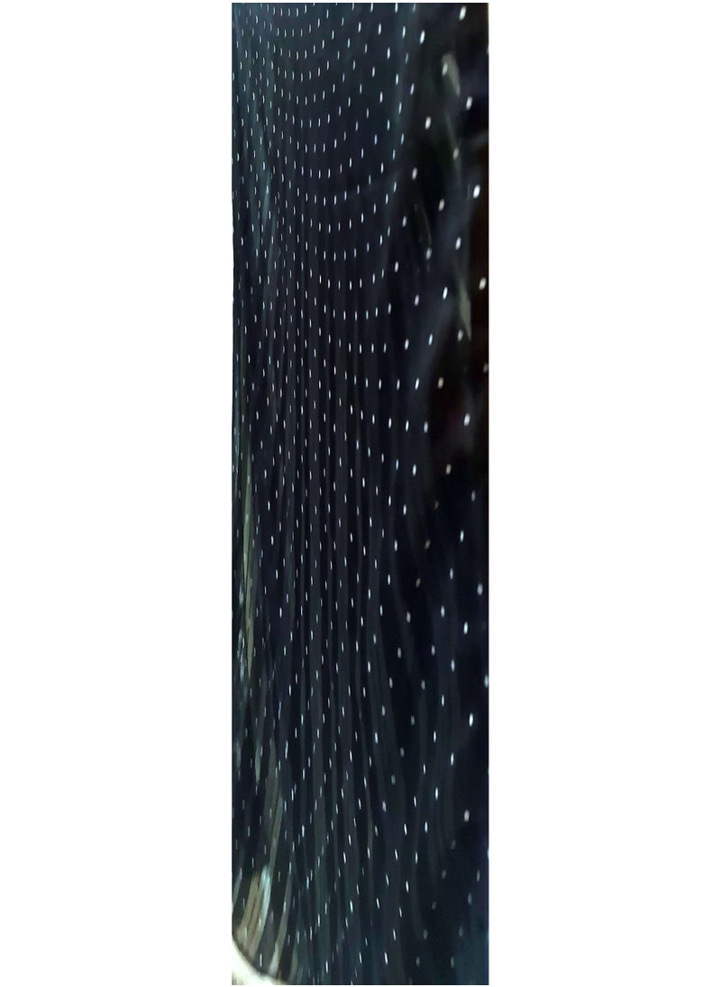 Classic Cardigan with shirt polka dots abaya