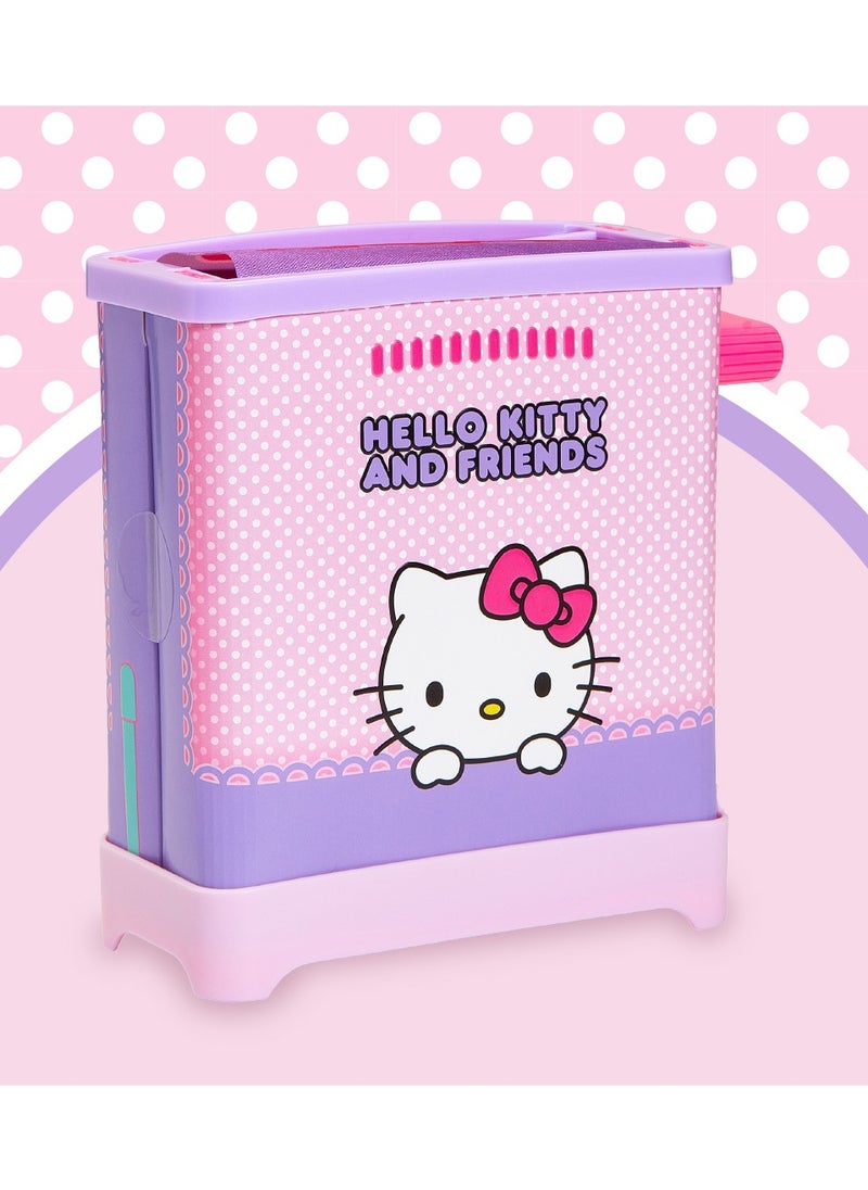 Cookeez Makery Hello Kitty and Friends Toasty Treatz, Assorted 1 Piece (Style & Color May Vary) | Reveal a Scented Plush! | Surprise Pet | Mystery Plush | Collectible Soft Toy | Plush in a Toaster | Pop-in bread make a surprise friend! | Gift for Kids